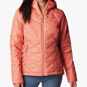 Columbia Women’s Heavenly Hooded Jacket | Coral | Small